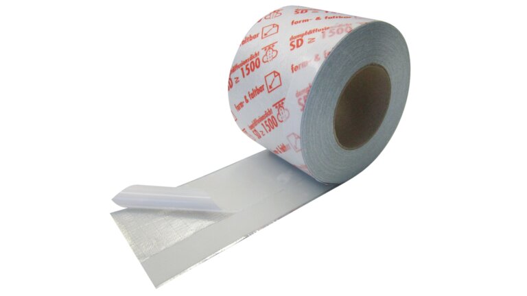 Dampfdiffusionsdichte Rolle, SD ≥ 1500, form- und faltbar.